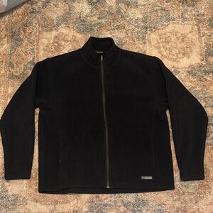 REI Men's Black Full-Zip Fleece Jacket